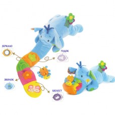 Развивающая активная игрушка Biba Toys Слоненок Элли Голубой (374MC blue) Развивающая активная игрушка Biba Toys Слоненок Элли Голубой (374MC blue)